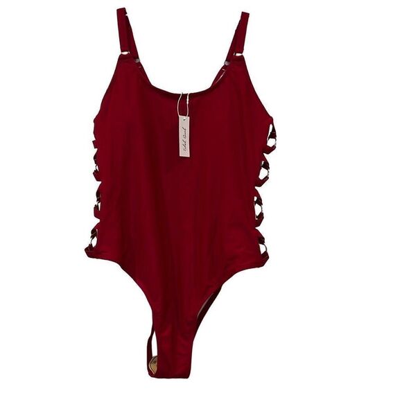 Edel Qual Red Swimsuit Sz.XXL NWT - Picture 2 of 5